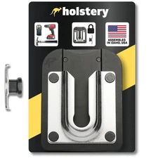 Universal Tool Holster - Gravity Locking Clip-On Belt Holder for Drills & Tools