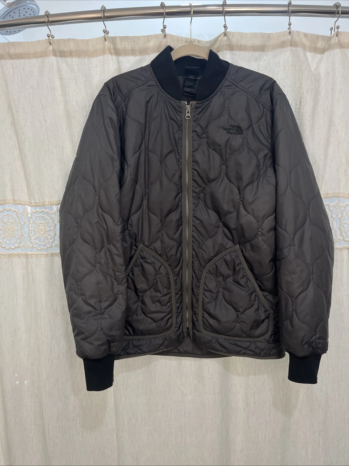 The North Face Black Diamond Quilted Light Weight Jacket Double Neutral Men’s M