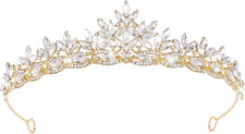 Crystal Tiaras  Crowns for Women, Bride Royal Queen Headband Princess Headpiece