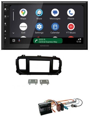 Kenwood DAB Bluetooth USB MP3 2DIN Car Stereo for Citroen Jumpy Dispatch Spacetou