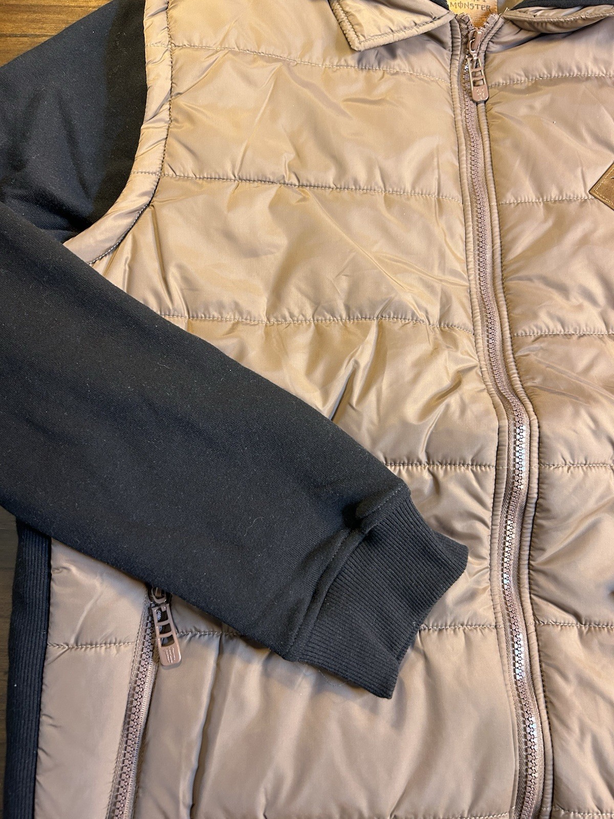 Official Monster Energy Java Jacket Brown/Black S… - image 3