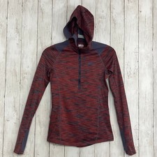REI Co-Op Lightweight Long Sleeve Half Zip Pullover Hooded Athletic Jacket XXS