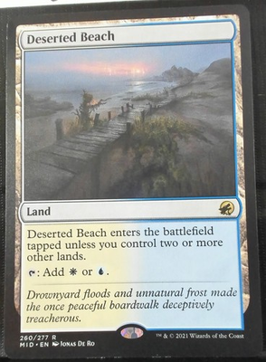 #ad Deserted Beach regular 260 Midnight NM $2.70
