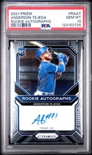 PSA 10 Anderson Tejeda RA RC 2021 Prizm Rookie Autographs  #RAAT 