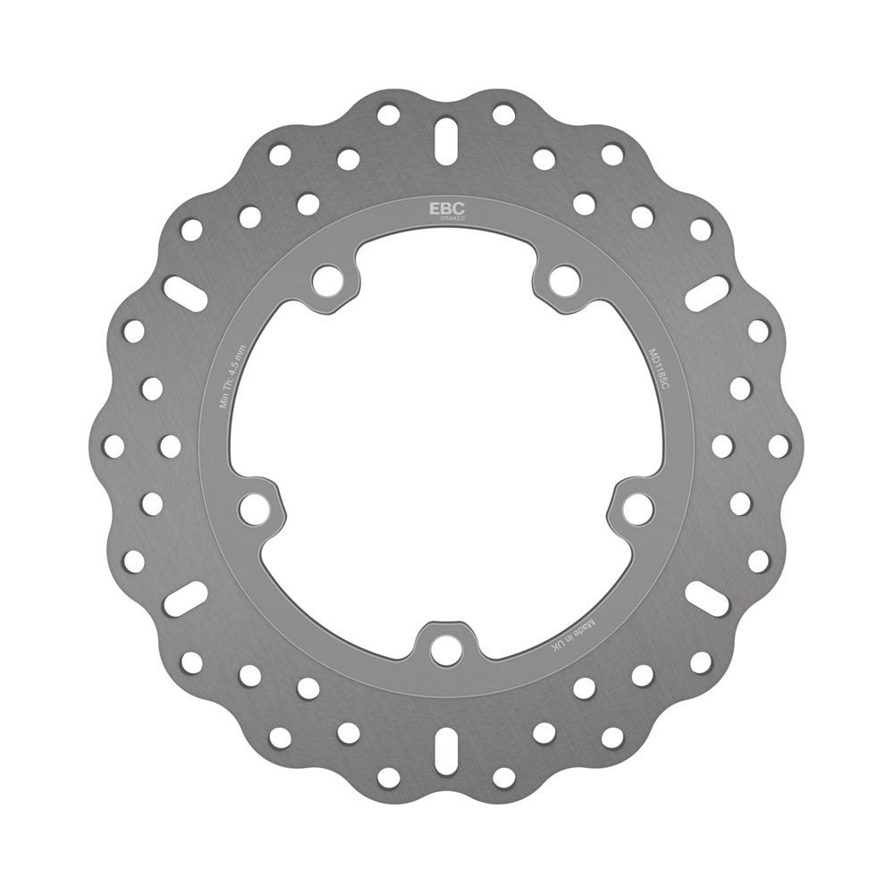 EBC Stainless Steel Solid Contour Rear Brake Disc - MD1185C