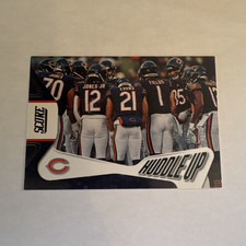 Panini 2022 Score Justin Fields Chicago Bears #13 Huddle Up Insert Card