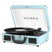 Victrola Journey Bluetooth Portable Suitcase Record Player 3 Speed Vinyl