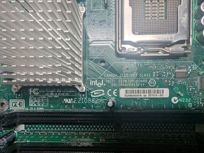 Retro Intel D915GAG D915PSY Motherboard AA D27019-301 LGA775