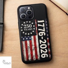 Patriotic Flag Phone Case, 1776 Americana 4th of July Tough Phone Case iPhone 17