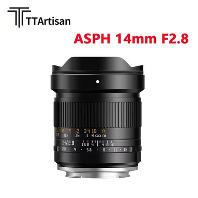 TTartisan 14mm F2.8 Manual Focus Wide Angle Prime Lens for E/Z/RF/L-mount Camera