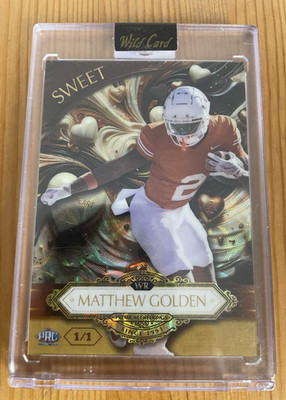 2024 Wild Card Sweet Matthew Golden 1/1 One Of One Premium Offerings SSP