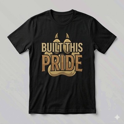 Built This Pride Lion Dad Shirt Father s Day Gift Tee
