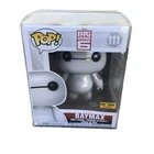Funko Pop Disney Big Hero 6 Baymax 111 Diamond Hot Topic Exclusive Protector