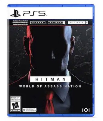 IO Interactive Hitman World of Assassination PS5 Includes Hitman 1 2 3