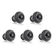 5x Reusable Vacuum Wine Saver Pump Wine Sealed Stopper Vacuum Retain Freshness
