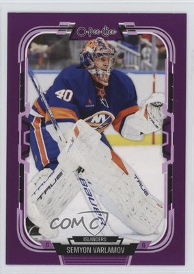 2025-26 O-Pee-Chee Purple Border 8/49 Semyon Varlamov #148 0ol6