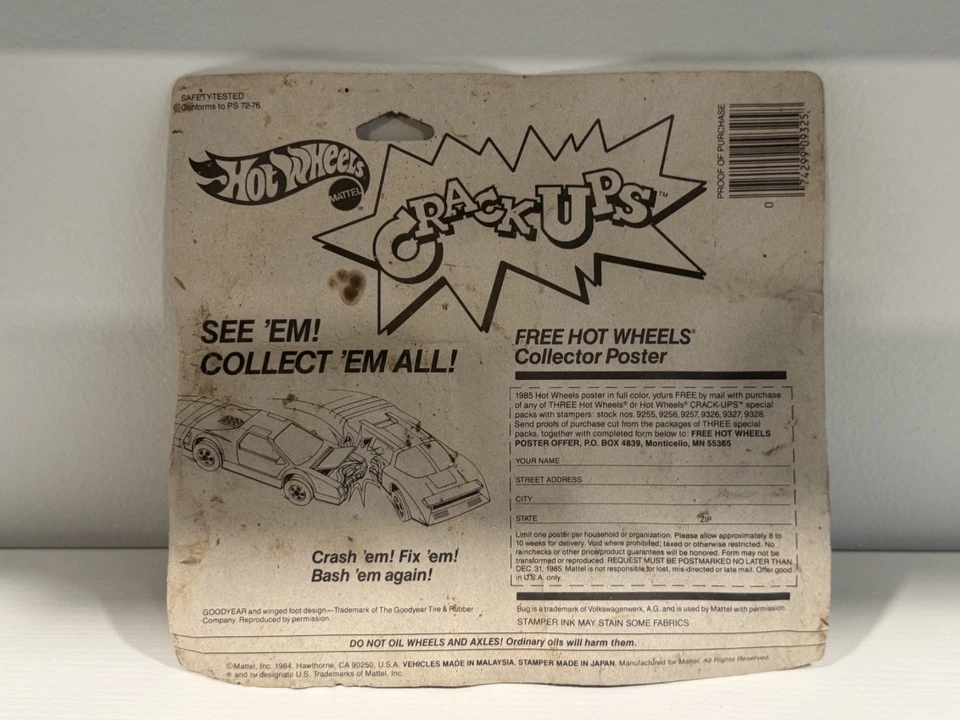 Hot Wheels 1984 - The Hot Ones - Malasia Foto 2 de 2