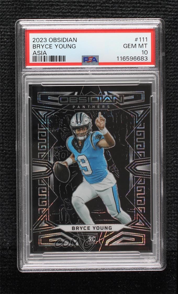 2023 Panini Obsidian Asia Bryce Young #111 PSA 10 GEM MT Rookie RC
