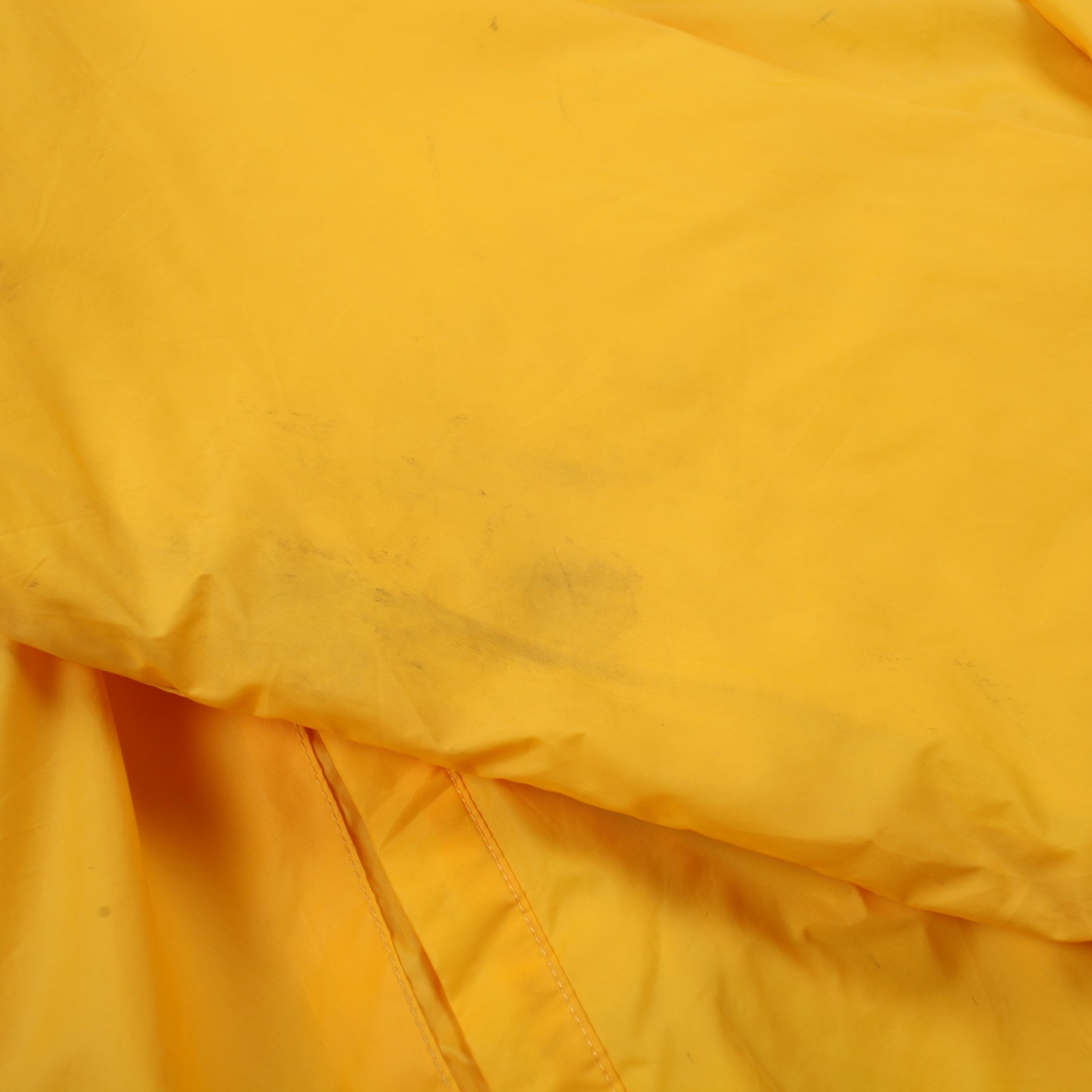 Vintage Coach Jacket M Mens 80s Yellow USA Made Nylon Lined Windbreaker Workwear thumbnail 7