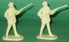 2 Mint Orig. Old 1950's Marx DAVY CROCKETT Figures to Alamo Playset
