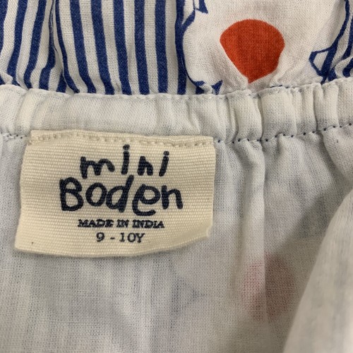 Mini Boden Sundress Girls 9-10 Mod Floral Blue Cute Pockets Cotton Fully Lined - Picture 9 of 12