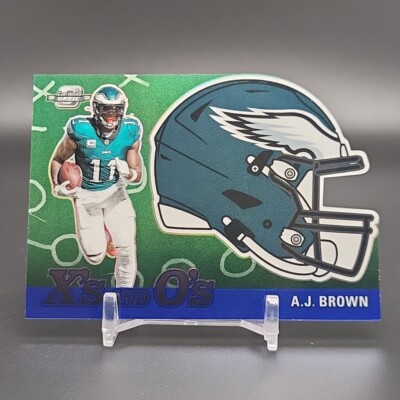 2023 Panini Contenders Optic - Xs and Os Blue #XO-24 - AJ Brown /99