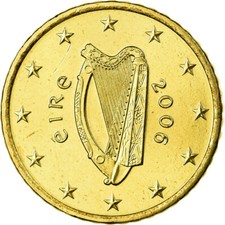 [#699049] IRELAND REPUBLIC, 50 Euro Cent, 2006, STGL, Messing, KM:37