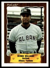BERNIE WILLIAMS 1990 PROCARDS RC #1179