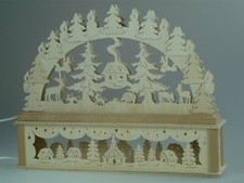 Original Erzgebirgischer Marken Schwibbogen Lichterbogen 50 x 43 cm K50-0_108