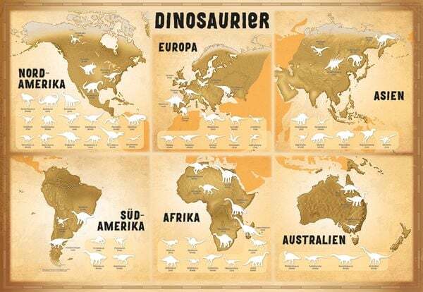 Thumbnail - Glow-in-the-dark Dinosaurier: Mein Großer Stickeratlas