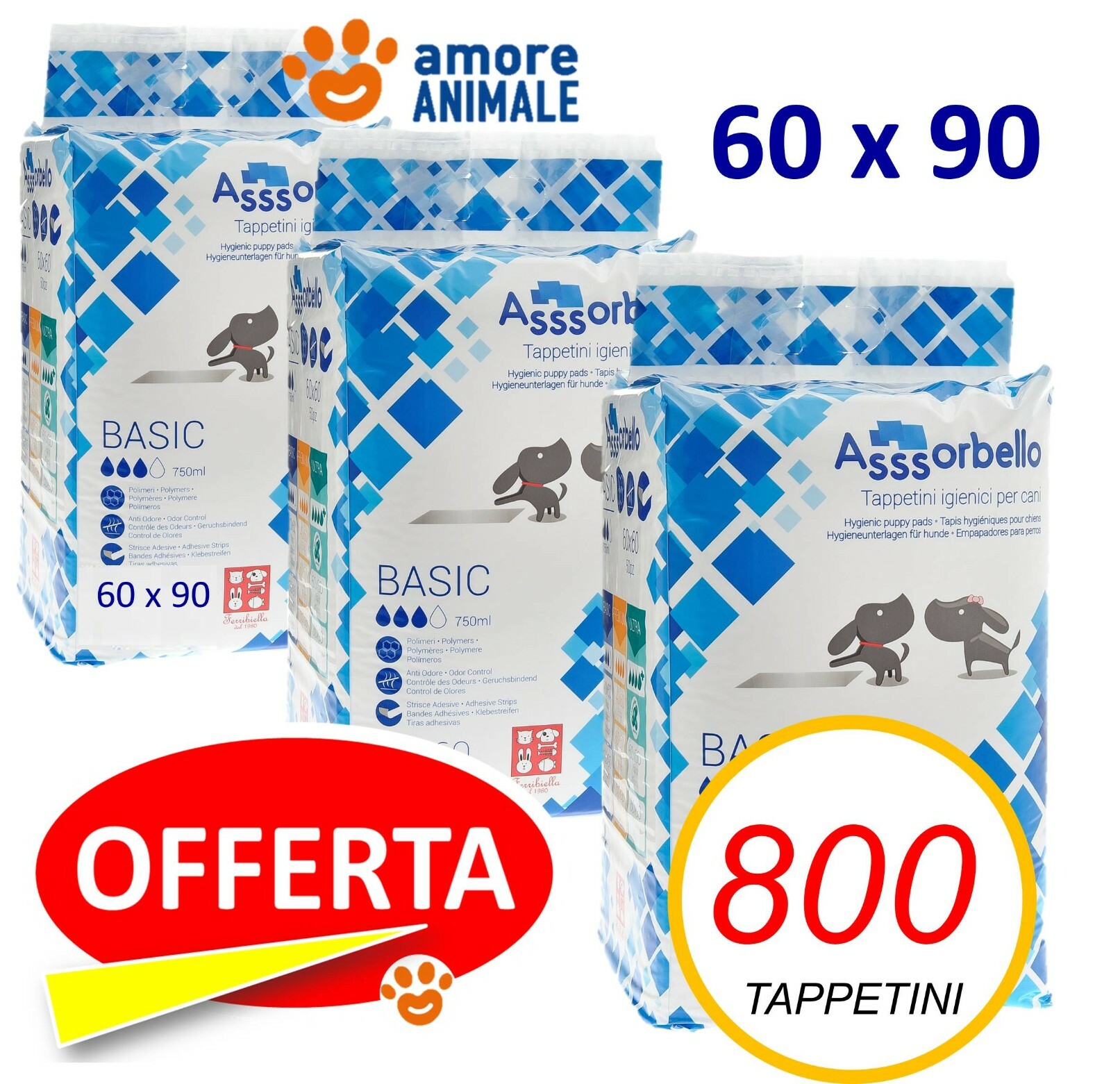 FALDONE ASSORBELLO ULTRA CLOREX 60X90 50PZ - Foto 11