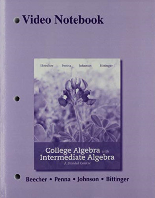 Video Notebook for College Algebra with Intermediate Al - Paperback NEW Judith A