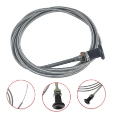 8ft. Universal Control Push Pull Throttle Choke Cable For 60122 Tractor Mower