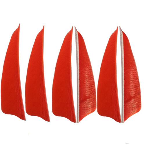 50pcs 3" Archery Arrow Feather Natural Turkey Fletches Fletching Right Left Wing - Picture 17 of 19