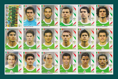 Mexico Team - Panini FIFA World Cup Germany 2006 stickers | eBay
