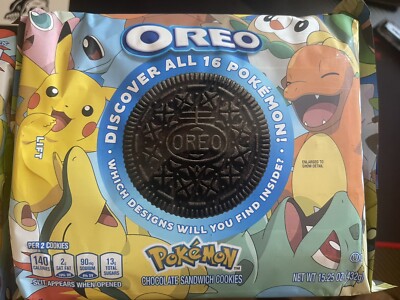 10 Pokémon Oreos Limited Edition Cookies 25th Anniversary IN HAND READY TO SHIP