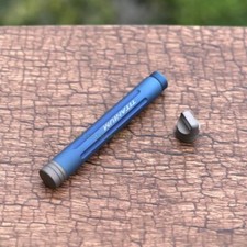 Titanium Portable Outdoor Survival EDC Pill Capsula Case Waterproof Box