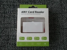4 in1 USB Card Reader With Micro SD Camera Link Adapter for iPad