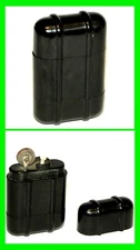 1940's Uncommon Bakelite Squared Ribbed Art Deco Petrol Lighter MINT Condition!