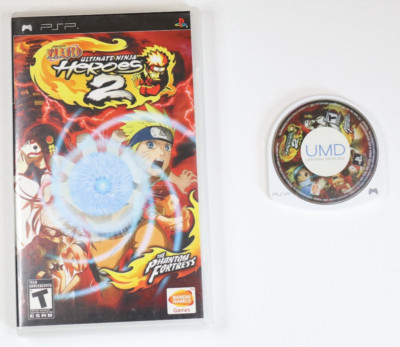 Naruto: Ultimate Ninja Heroes 2 The Phantom Fortress (Sony PSP) - Tested/Works!