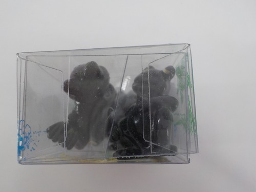 GLASS FROG FIGURINES SET OF 6 DARK GREEN 1 INCH TALL MICRO MINI DIFFERENT POSES - 第 7/9 張圖片