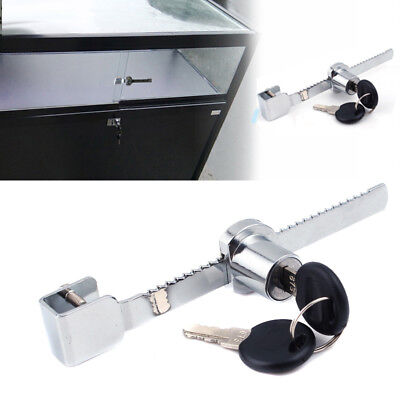 sliding door glass lock cabinet display bar ratchet showcase keys ali88 metal locks