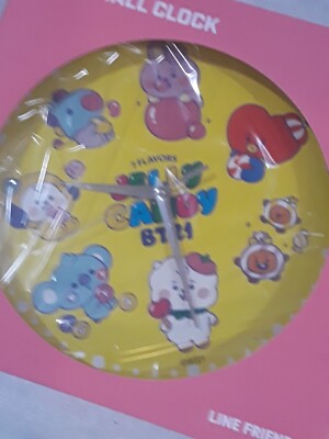 BT21 Wall Clock 7 Flavors JELLY CANDY LINE FRIENDS | eBay