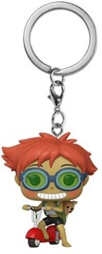 Merchandising Cowboy Bebop: Funko Pop! Pocket Keychain - Edward On Scooter Wein