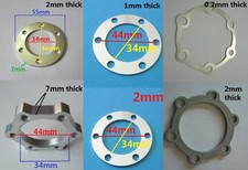 APAR EBIKES Bike 6 Bolt disc brake rotor spacer  44mm shim 2/2.5/4/5mm alum