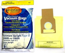 9 Kenmore Upright 50688 and 50690 Panasonic Type U-2 Vacuum Bags Microfiltration