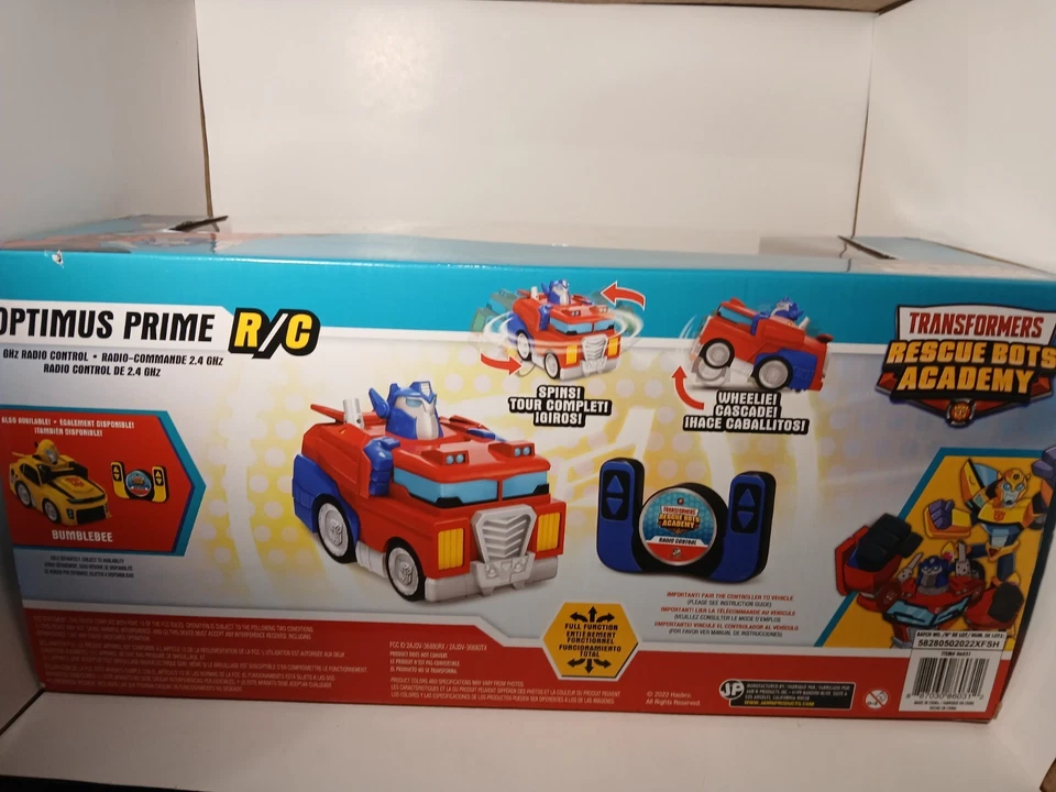 Transformers Remote Control Car R/C Optimus Prime Rescue Bots Academy NEW - Image 4 of 4