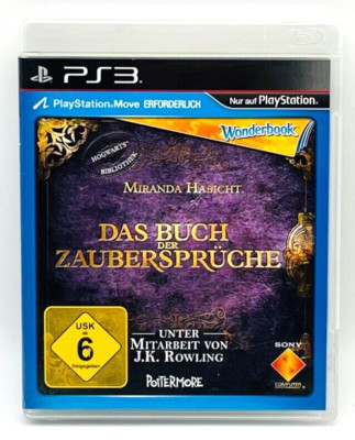 Wonderbook Das Buch der Zaubersprüche Sony Playstation 3 PS3 OVP mit Anleitung