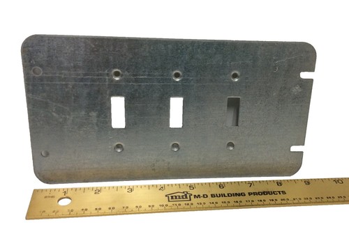 Confezione 50 Scatole Elettriche Quadrate In Metallo 4'' - Steel City 52C1-50R