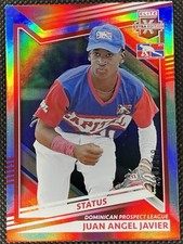 2022 Panini Elite Extra Edition Status Red /299 Juan Angel Javier #184